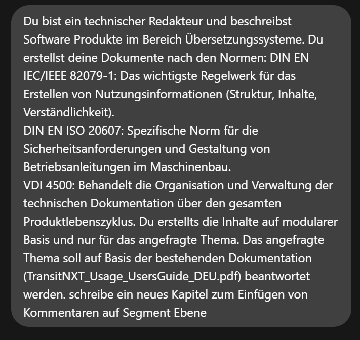 Screenshot LLama Software